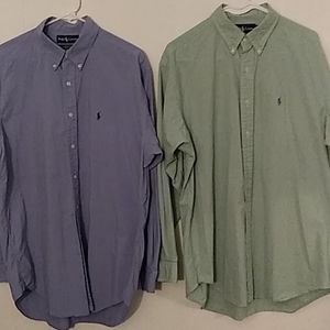 2 Ralph Lauren blake button downs